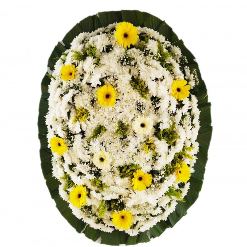 Coroa de Flor Tradicional Média 1,20mt